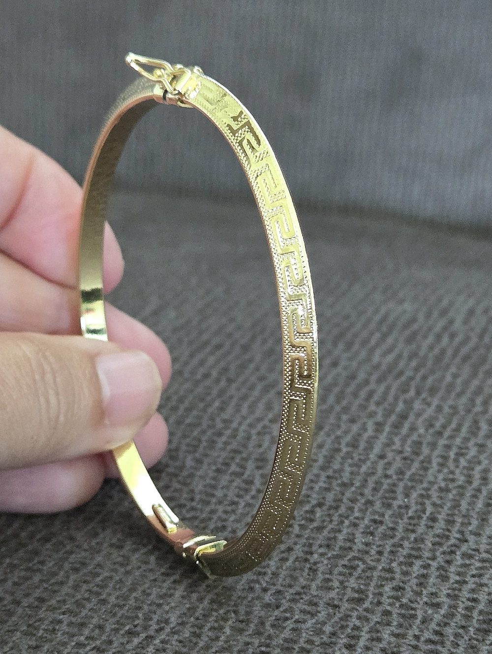 Mia Fiore Gold💛 Ridged Greek🇬🇷 Key🔑 Bracelet - NWT - Picture 9 of 16